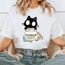 Suche nach katzen cartoon tshirts Jede person