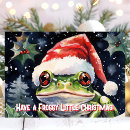 Suche nach kleiner frosch karten Weihnachtskarte