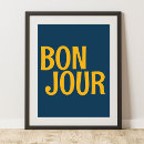 Suche nach bonjour poster Für alle