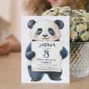 Suche nach niedlicher panda einladungen Cartoon