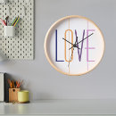 Suche nach valentinstag wanduhren Typografie