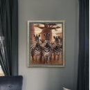 Suche nach zebras poster Savanne