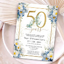 Suche nach 50 hochzeitstag einladungen Blumig