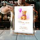 Suche nach teddy bear poster Aquarell