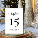 Suche nach schwarzweiss hochzeit tischkarten Gäste