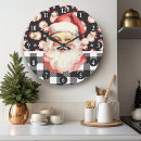 Suche nach santa wanduhren Schwarz