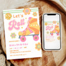 Suche nach girls roller skating party einladungen Retro