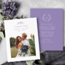 Suche nach lavendelhochzeit karten Für sie/ihn