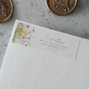 Suche nach lila hochzeit rücksende aufkleber Braut