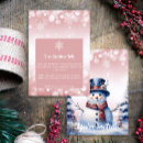 Suche nach rosa weihnachten einladungen Schneemann
