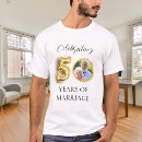 Suche nach 50 hochzeitstag tshirts Für alle