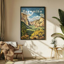 Suche nach yosemite nationalpark poster Retro