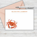 Suche nach krabbe kleine grußkarten Ozean