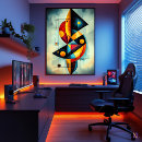 Suche nach geometrische abstraktion poster Lebhafte farben