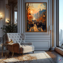 Suche nach paris straße poster Städtische landschaft