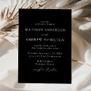 Suche nach black and white wedding einladungen Kalligraphie