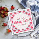 Suche nach first birthday serviettes Erdbeeren