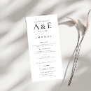 Suche nach hochzeit menükarten Monogramm