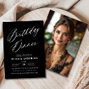 Suche nach black and white birthday einladungen Für alle