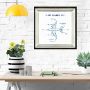 Suche nach fliegen poster Blau