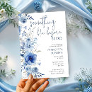 Suche nach modern floral bridal shower einladungen Staubblau