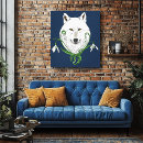 Suche nach wolf leinwandbilder Blau