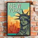 Suche nach manhattan skyline poster Retro