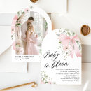 Suche nach pink baby einladungen Blütenbaby