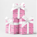 Suche nach rosa monogramm geschenkpapier Für sie