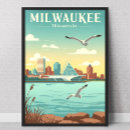 Suche nach milwaukee poster Vintage reiseposter