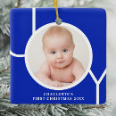 Suche nach unser erstes weihnachten weihnachtsbaum ornamente Foto