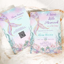 Suche nach little mermaid einladungen Kleine babydusche