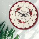 Suche nach rote rosen wanduhren Einzigartig