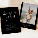 Suche nach she said yes einladungen Sagte ja