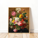 Suche nach vase mit rosa rosen poster Bouquet