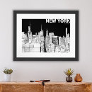 Suche nach new york city skyline poster Wolkenkratzer