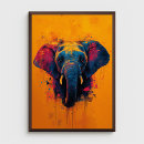 Suche nach bunter elefant poster Für alle