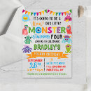Suche nach bunte monster einladungen Gäste