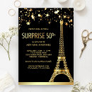 Suche nach extravaganter 50 geburtstag einladungen Schwarz