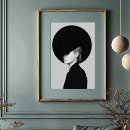 Suche nach schwarze frauen poster Minimalistisches portrait