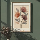 Suche nach blumendruck poster Abstrakte blume