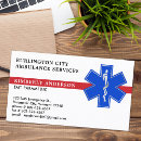 Suche nach krankenwagen visitenkarten Emt