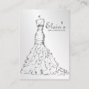 Suche nach brautkleid visitenkarten Für sie
