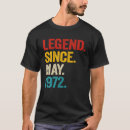 Suche nach legende seit 1972 tshirts Alt