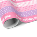 Suche nach rosa tupfen geschenkpapier Mädchenhaft