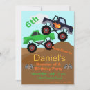 Suche nach monster trucks einladungen Zur geburtstagsfeier