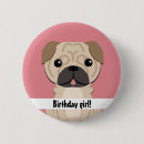 Suche nach mops cartoon buttons Welpe
