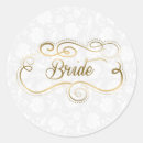 Suche nach bride aufkleber Gold