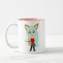 Suche nach chibi katzen kaffee tassen Mädchen