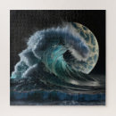Suche nach tsunami puzzle Welle